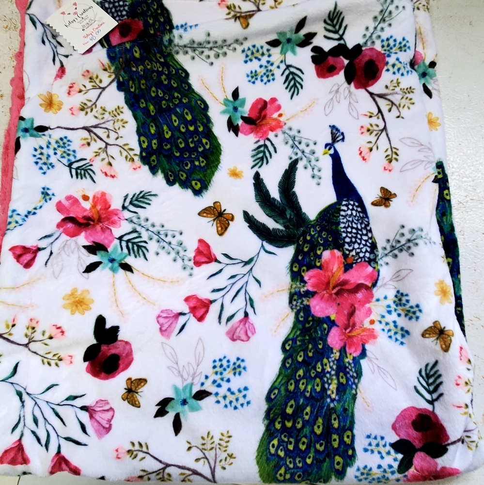 28x34" infant double sided minky blanket